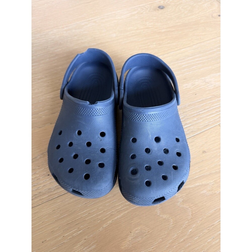 Crocs Kids' Dark Blue Clog Shoes US Size J1 - 1